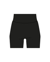 The Basic Short - Black - Lagree Luxe - Back Waistline - Printed - White