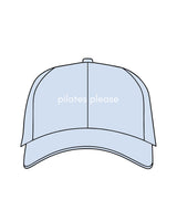 The Dad Hat - Sky - Pilates by Nix - Center - Small Letters - White