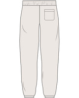 The Womens Sweatpants - Bone - Primarie Pilates - Left Leg - Embroidered - Bone