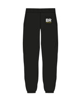 The Womens Sweatpants - Black - Body Restoration - Left Leg Sleeve & Right Back Pocket - Printed - Full Color