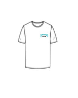 The Mens Tee - White - Swamis Core - Left Chest Stacked - Printed - Full Color