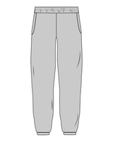 The Mens Sweatpants - Storm - HiLo - Back Right Pocket - Printed - Charcoal