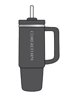 The Tumbler Cup - Slate -  CORE REFORM - Center body - White