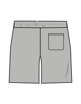 The Mens Sweat Shorts - Heather - Sultivate - Left Leg - Printed - Black