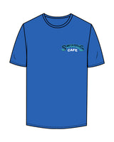 The Mens Tee - Royal - Swamis Core - Left Chest Stacked - Printed - Full Color