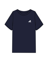 The Mens Heavyweight Tee - Navy - JL Marketing - Left Chest & Back Image - Printed - White