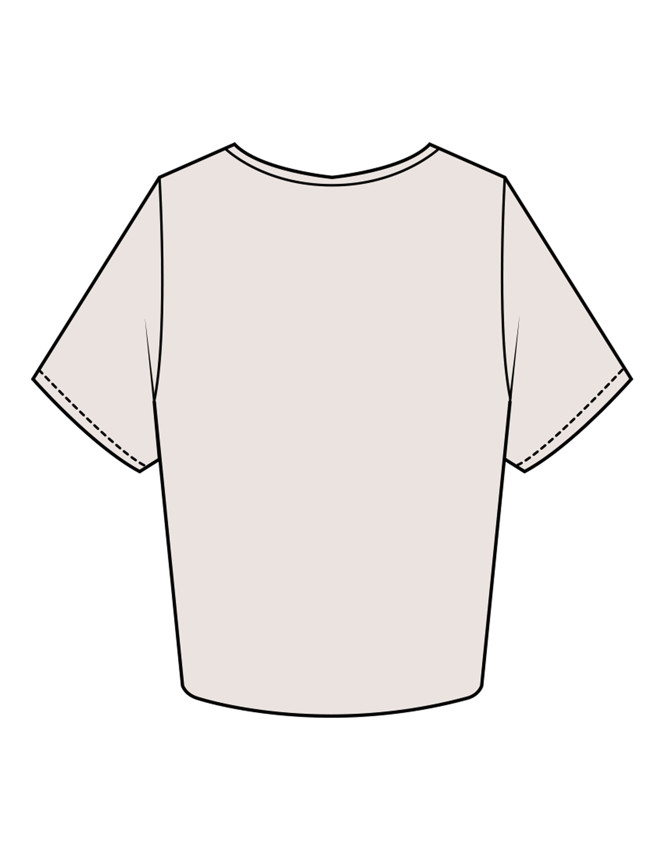 The Crop Tee - Bone - OCWC - Chest Stacked - Printed - Green