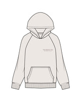 The Womens Hoodie - Bone - The Whole You Wellness - Left Chest - Embroidered - Tone on Tone