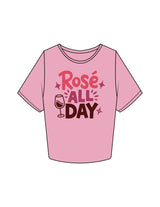 The Crop Tee - Bubblegum - BAMB - Center Chest Stacked - Printed - Full Color