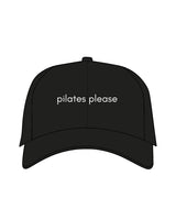 The Dad Hat - Black - Pilates by Nix - Center - Small Letters - White