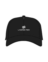 The Dad Hat - Black - Lagree Red - Center Crown - EMB - White