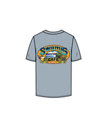 The Mens Tee - Mineral - Swamis Core - Left Chest Stacked & Back Image - Printed - Full Color