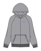 The Womens Zip Hoodie - Heather - LLR - Left Chest - Printed - Full Color
