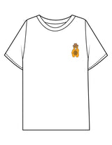 The Mens Boxy Tee - White - Try Smile Collective - Left Chest & Back Bear - Printed - Full Color