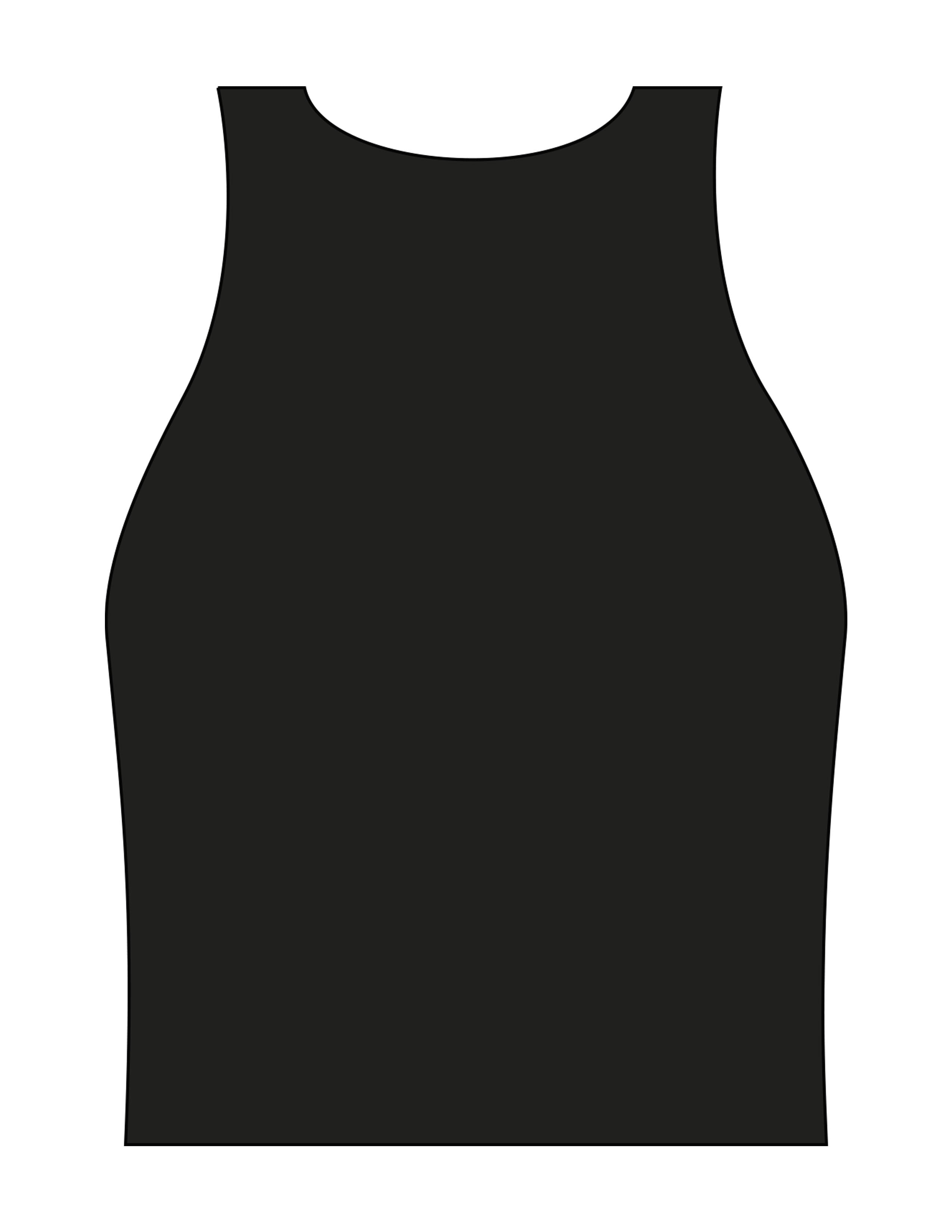 The Womens Active Crop Tank - Black - Mantra - Center Chest Stacked - Printed - White