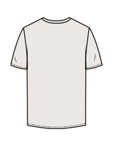 The Mens Tee - Bone - The Stu - Left Chest - Printed -  Rust