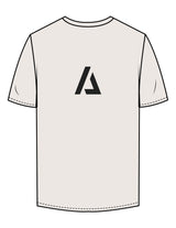 The Mens Tee - Bone - ALTORA - Left Chest & Back Icon - Printed - Charcoal