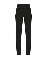 The Basic Legging - Black - Reform Studios - Back Left Underside - Printed - White