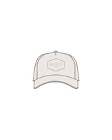 The Canvas Cap - Bone - DiffEyewear - Center Crown - Printed - Tone on Tone