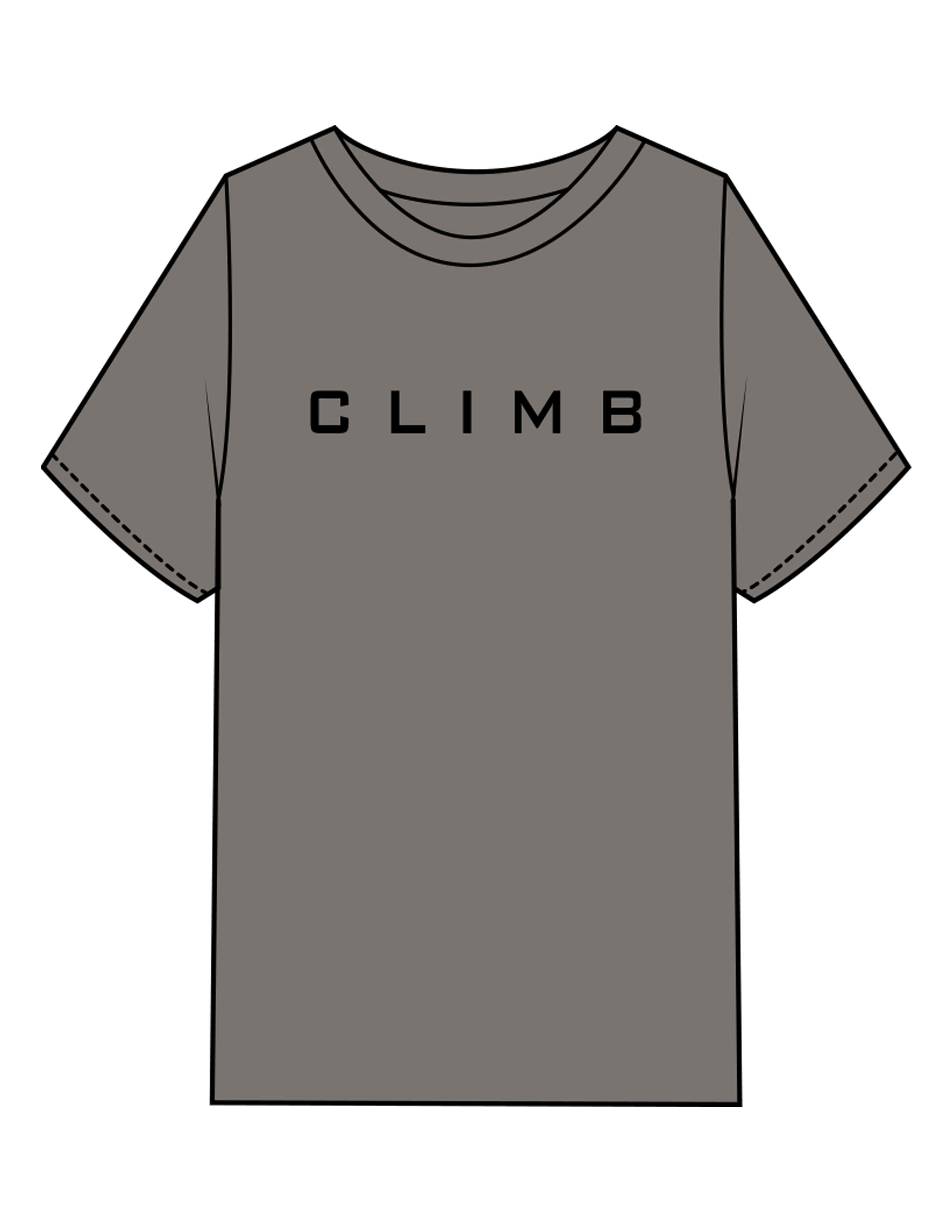 The Mens Heavyweight Tee - Washed Gray - LVL - Center Chest & Back Neckline Icon - Printed - Black