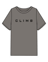 The Mens Heavyweight Tee - Washed Gray - LVL - Center Chest & Back Neckline Icon - Printed - Black