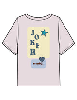 The Midweight Crop Tee - Orchid - Barnes. The Label - Left Chest & Back Joker - Printed - Full Color