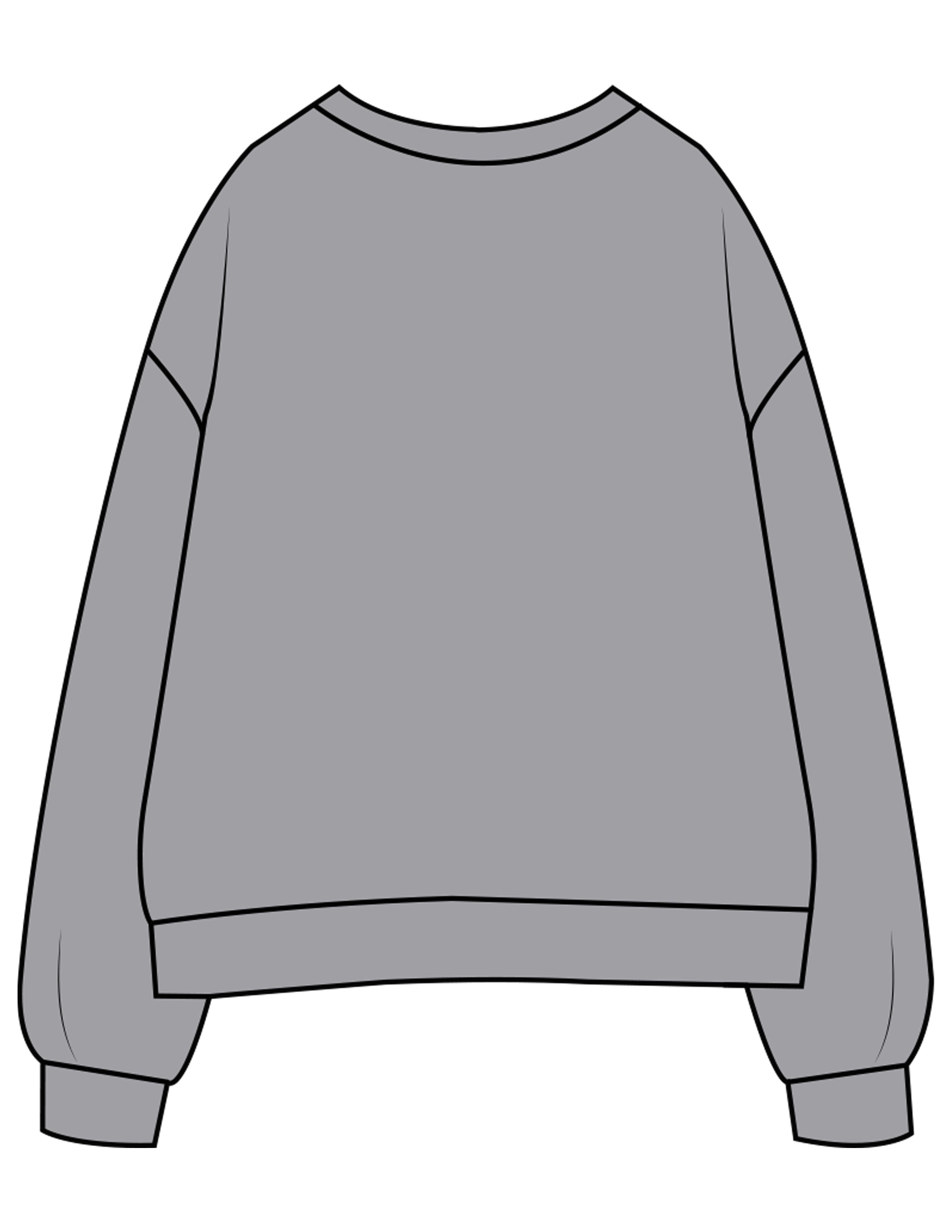 The Womens Crewneck - Heather - Peach F.L - Center Chest Stacked - Embroidered - Tone on Tone