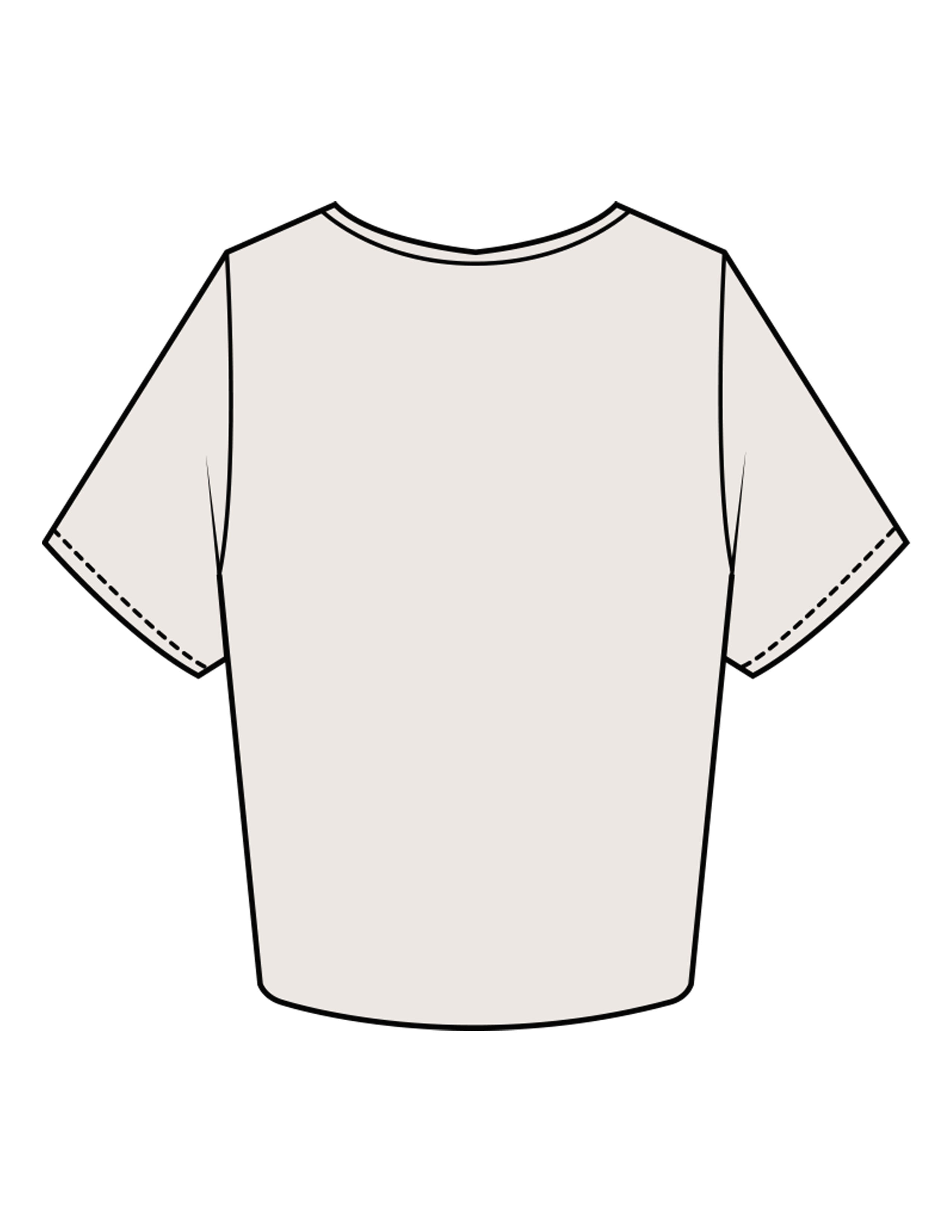 The Crop Tee - Bone - Fase Lagree - Center Chest - Printed - Evergreen