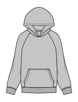 The Womens Hoodie - Storm - Body Lab - Back Boxed - Printed - White