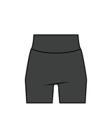 The Basic Short - Pebble - Onyx Fit - Back Waist - White