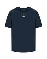 The Mens Tee - Navy - Coar - Center Chest - White