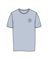 The Womens Tee - Powder - MD Hyperbaric - Left Chest Round & Back Illustration - Printed - Navy