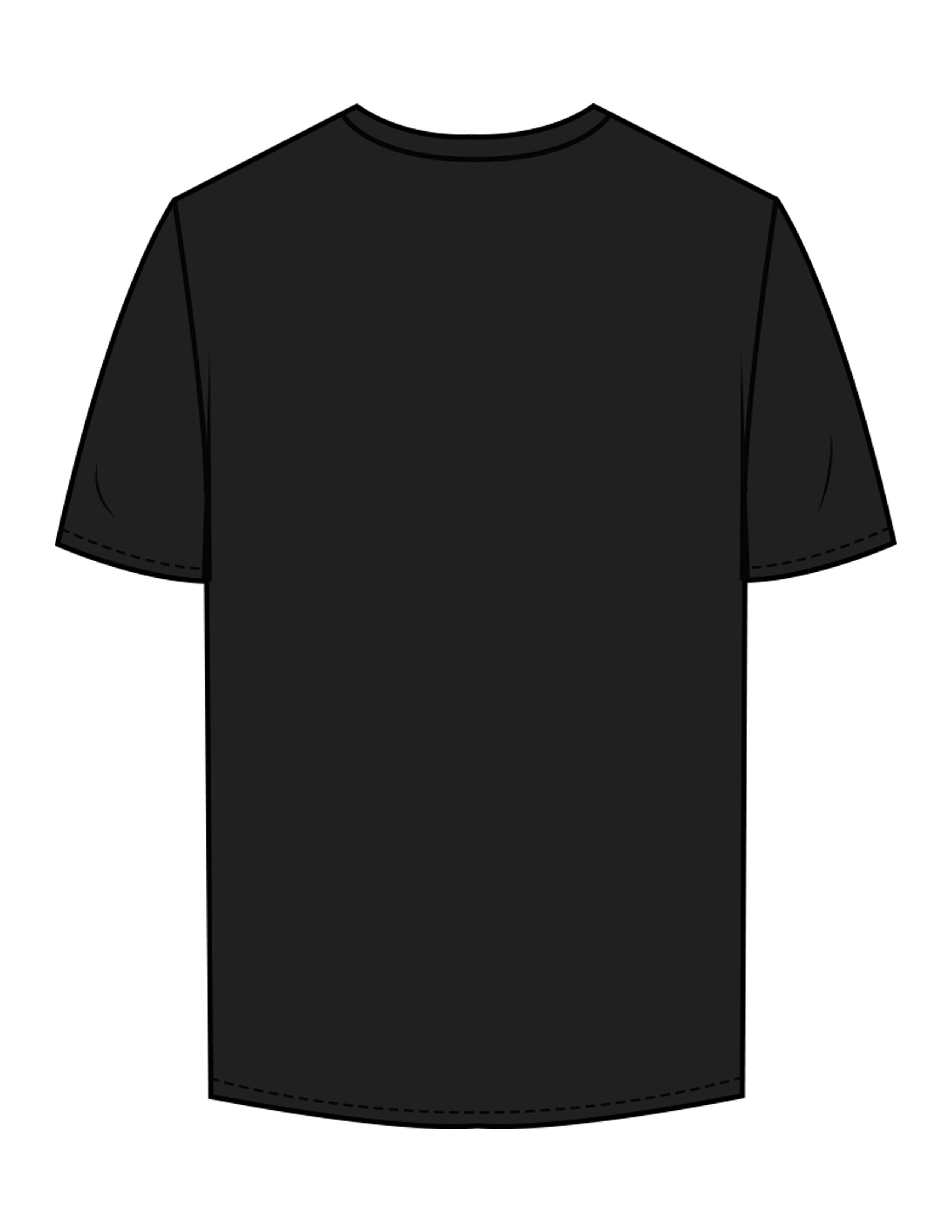 The Mens Tee - Black - Carriage House - Center Chest Stacked - Printed - White