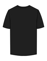 The Mens Tee - Black - Carriage House - Center Chest Stacked - Printed - White