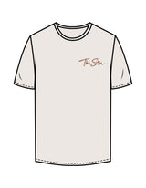 The Mens Tee - Bone - The Stu - Left Chest - Printed -  Rust