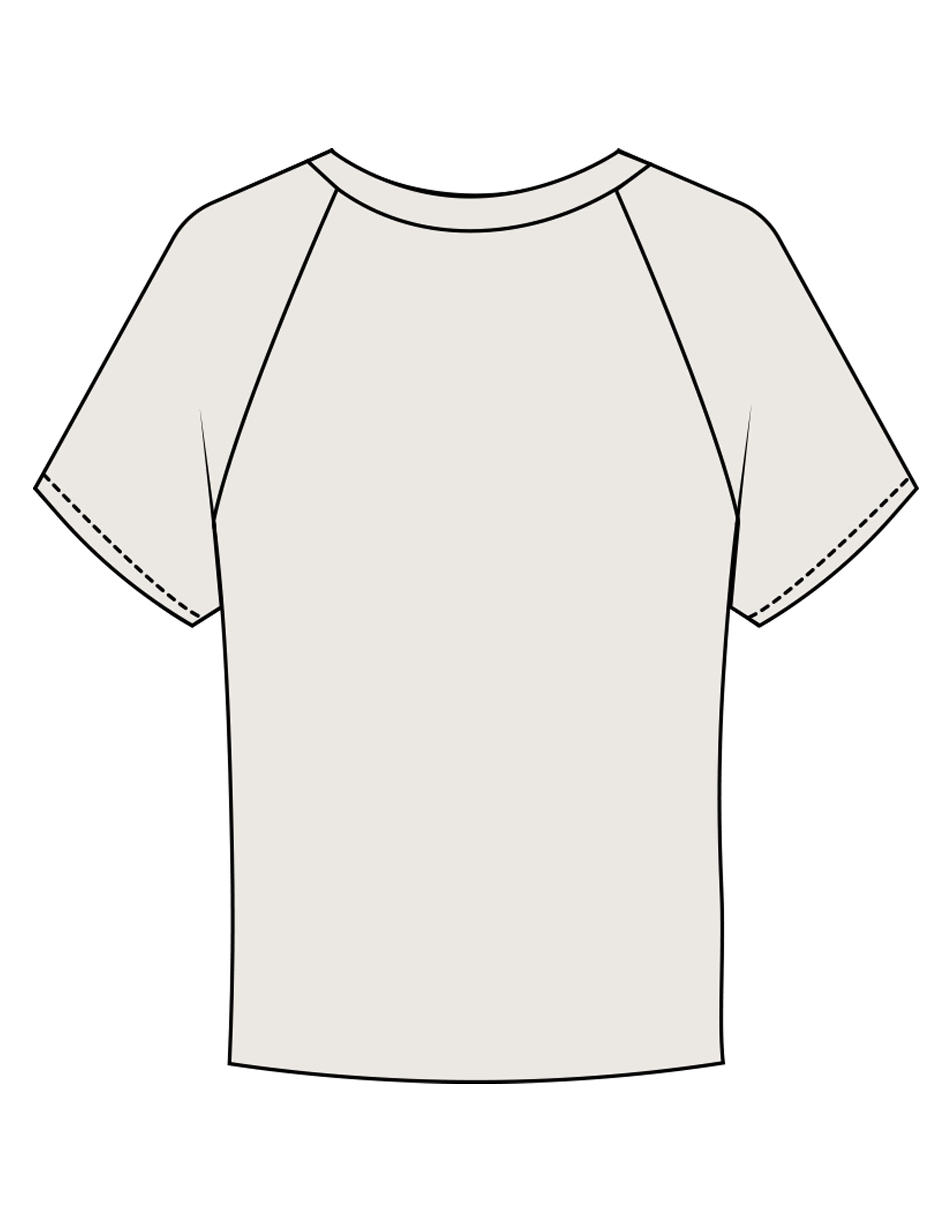 The Micro Rib Baby Tee - Natural - Golden Hour - Center Chest - Printed - White