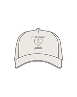 The Canvas Cap - Bone - Platinum Pilates - Center Crown Stacked - Printed - Full Color