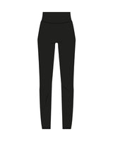 The Basic Legging - Black - Drench - Center Back Waistline - Printed - White