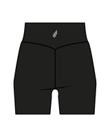 The Basic Short - Black - LagreeMixx - Center Back Waistline - Printed - White