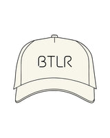 The Canvas Cap - Off White - BTLR - Center Crown - Printed - Black