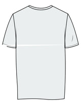 The Womens Tee - Seafoam - New Mom School - Center Chest Stacked - Printed - Gold