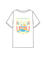 The Mens Heavyweight Tee - White - Blenders - Left Chest & Back "ENCINITAS" - Printed - Full Color