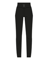 The Basic Legging - Black - Platinum Pilates - Back Waistline - Printed - White