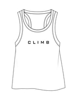 The Crop Tank - White - LVL - Center Chest - Printed - Black