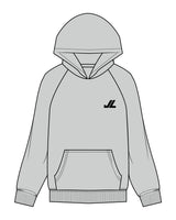 The Womens Hoodie - Storm - JL Marketing - Left Chest - Printed - Black