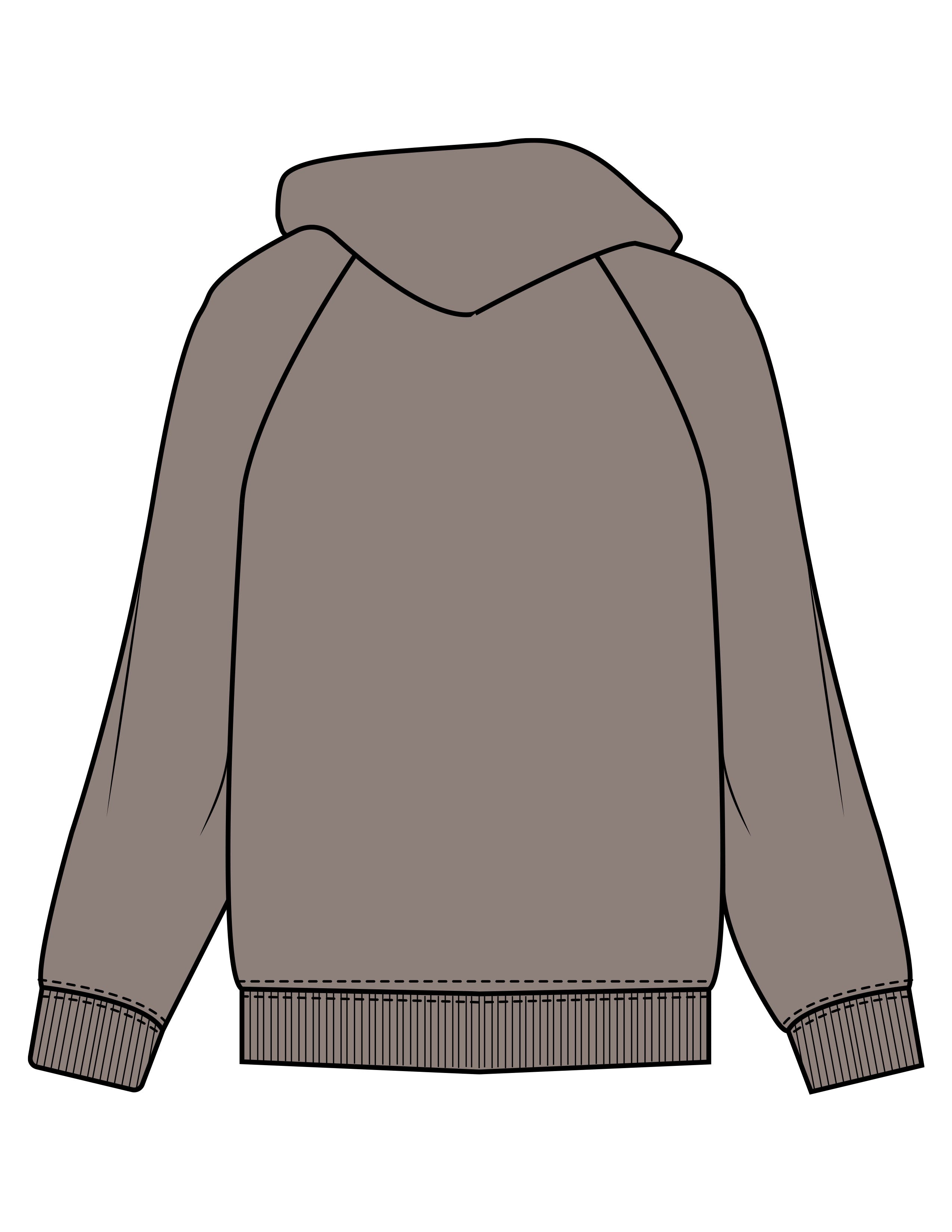 The Mens Hoodie - Washed Gray - Core Strong - Chest Stacked - Printed - Dark Off White