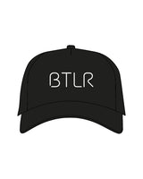 The Canvas Cap - Black - BTLR - Center Crown - Printed - White