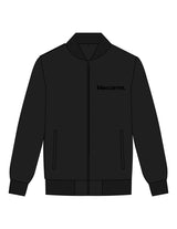 The Mens Bomber Jacket - Black - BlueCarrot - Left Chest - Printed - Tone on Tone