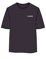 The Womens Oversized Tee - Ink - Barnes. The Label - Left Chest & Full Back - Printed - Full Color