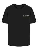 The Mens Tee - Black - ALTORA - Left Chest & Back Icon - Printed - Full Color